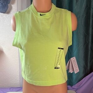 Nike Women's Bright Green Muscle Tee
